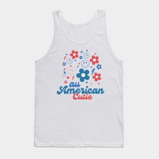 Au American Cutie 4th Of July Usa Tank Top